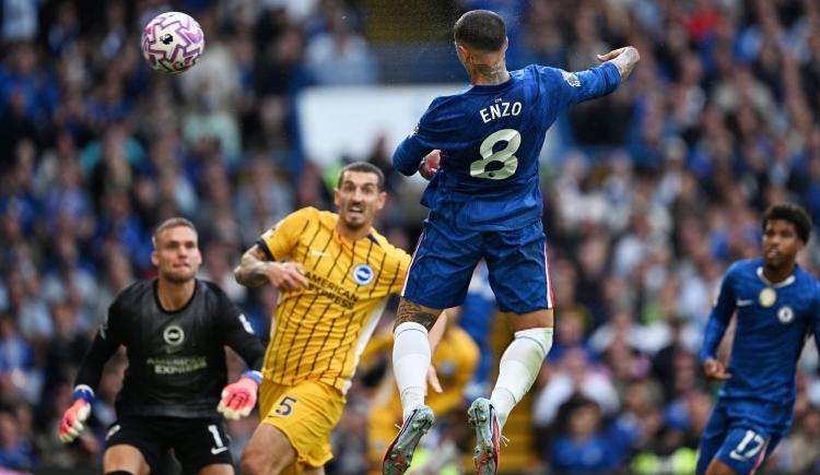 Imagen de El gol de Enzo Fernández no pudo evitar la derrota 3-1 de Chelsea ante Brighton