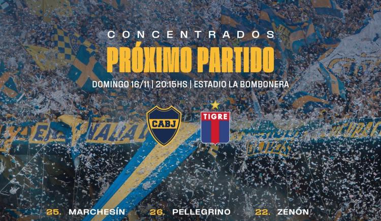 Imagen de Con dos juveniles y Cavani, la lista de concentrados de Boca para recibir a Tigre