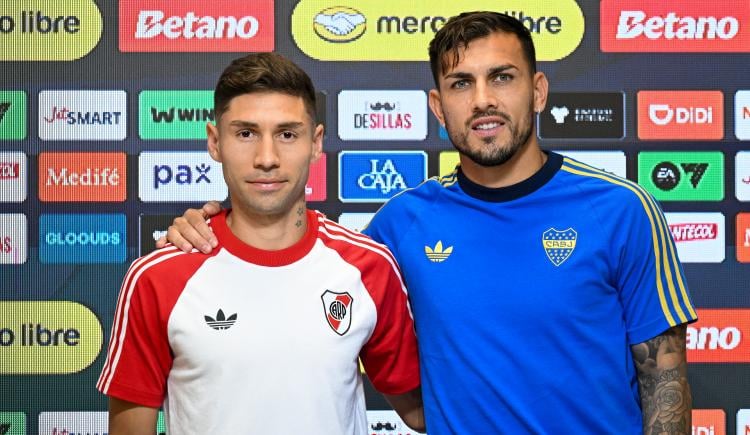Imagen de Cumbre de campeones en Ezeiza: Montiel y Paredes palpitaron el Superclásico en la previa del Monumental