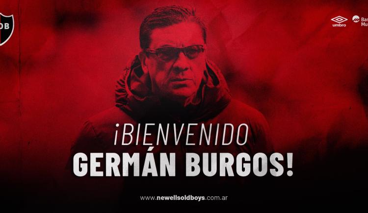 Imagen de YA ES OFICIAL: BURGOS, NUEVO DT DE NEWELL’S