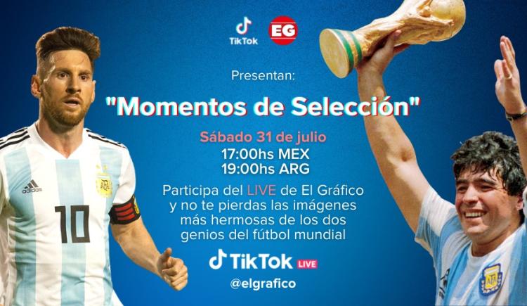 Imagen de "MOMENTOS DE SELECCIÓN", EL NUEVO TikTok LIVE DE "EL GRÁFICO"