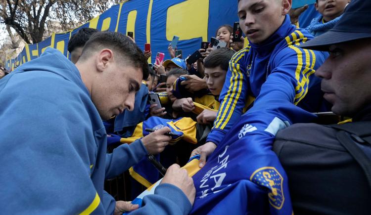 Imagen de Mendoza, teñida de azul y oro para recibir a Boca