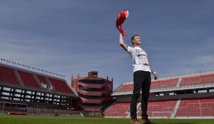 Imagen de Federico Mancuello, con todo listo para volver a Independiente