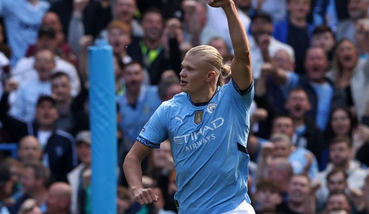 Imagen de Erling Haaland marcó un triplete ante Ipswich y logró un nuevo hito en Manchester City