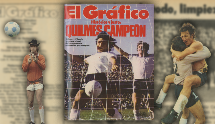 Imagen de 1978. Histórico y justo: Quilmes campeón