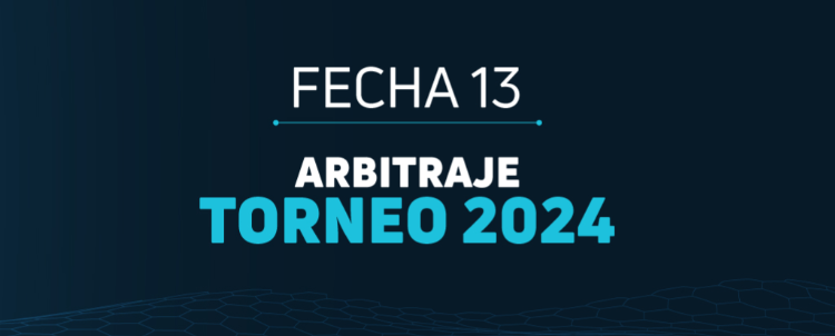 Imagen de Árbitros confirmados para la fecha 13 de la Liga Profesional