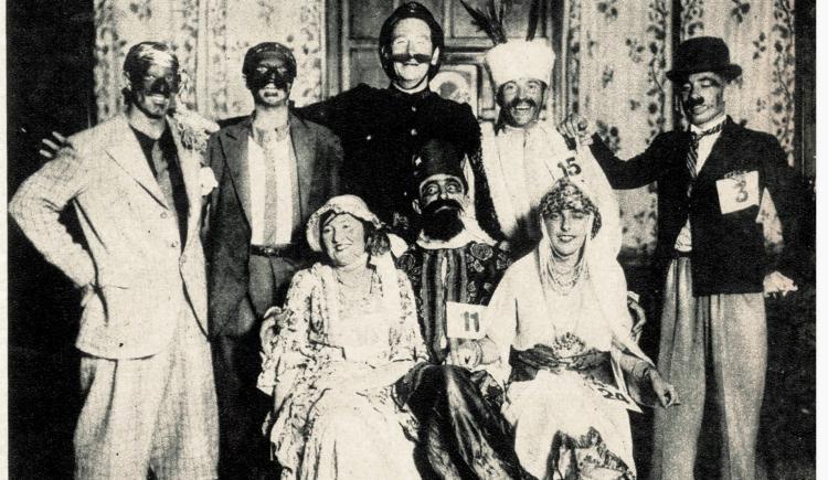 Imagen de 1928. Carnaval en Copa Davis