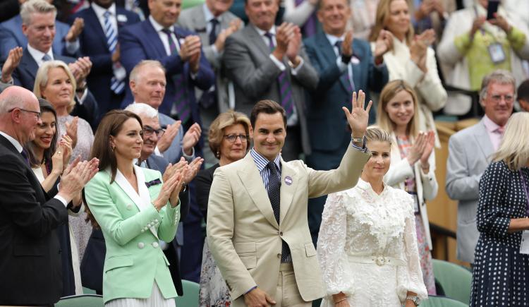 Imagen de Emocionante homenaje a Roger Federer en Wimbledon
