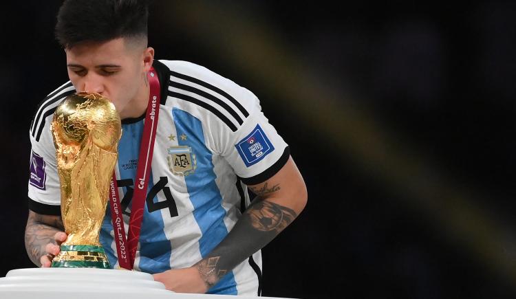Imagen de Enzo Fernández, el 14° argentino en la actual Premier