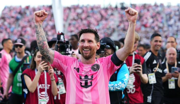 Imagen de Los festejos del campeón: de la mano de Messi, Inter Miami alzó la MLS Cup