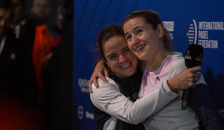 Imagen de Ariana Sánchez y Paula Josemaría, las campeonas del Buenos Aires Premier Padel P1
