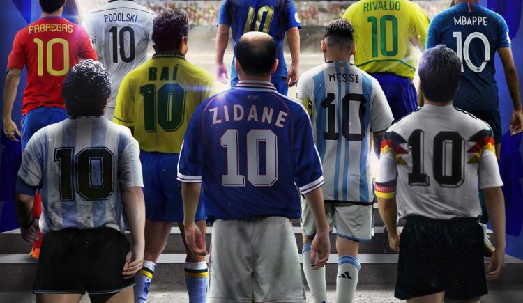 Imagen de A solo 10 días del Mundial, la mística de la camiseta número 10 en las selecciones campeonas
