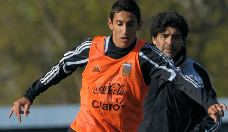 Imagen de Di María, a la altura de Maradona: récord histórico
