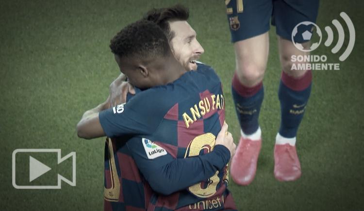 Imagen de Doblete y récord de Ansu Fati en el triunfo de Barcelona