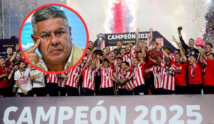 Imagen de Tapia felicitó a Estudiantes tras la obtención del Trofeo de Campeones