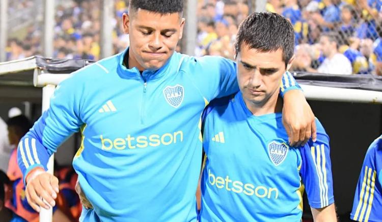 Imagen de Boca difundió el parte médico de Marcos Rojo