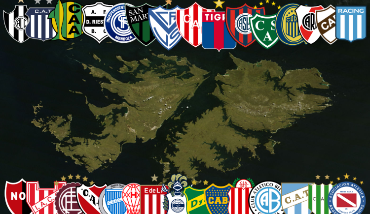 Imagen de Los clubes argentinos y su recuerdo a los héroes de Malvinas