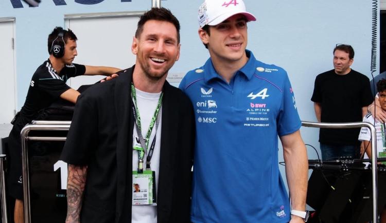Imagen de Messi elogió a Franco Colapinto y le dejó un consejo para su futuro