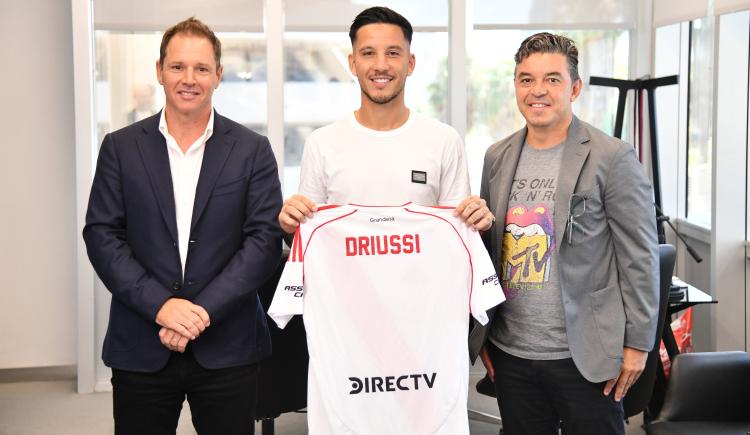 Imagen de Sebastián Driussi se convirtió oficialmente en jugador de River