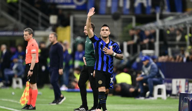 Imagen de Lautaro Martínez fue reconocido tras la clasificación de Inter a la final