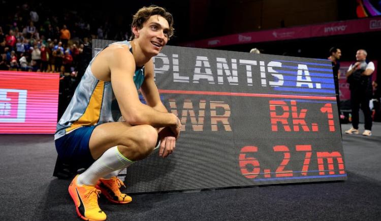 Imagen de Imparable: Armand Duplantis logró un nuevo récord mundial en salto con garrocha