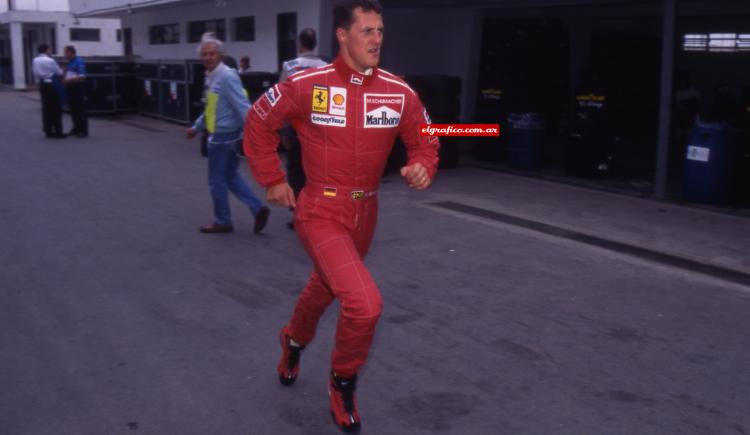 Imagen de 1996. Schumacher: corre más que ninguno