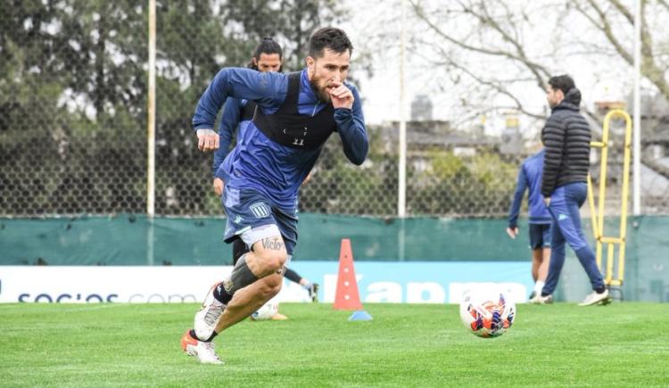 Imagen de Racing se entrenó pensando en Tigre