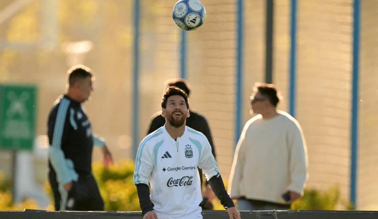 Imagen de Messi se entrenó por última vez en la Selección Argentina