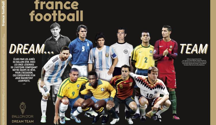 Imagen de MARADONA Y MESSI, EN EL EQUIPO IDEAL DE TODOS LOS TIEMPOS