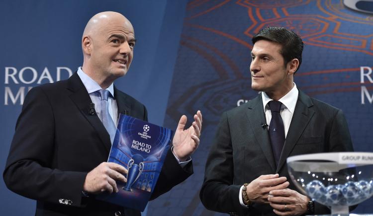 Imagen de Javier Zanetti y otras leyendas apoyaron a Gianni Infantino