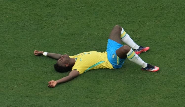 Imagen de Vinícius pidió disculpas tras la eliminación de Brasil: "La frustración es inmensa"