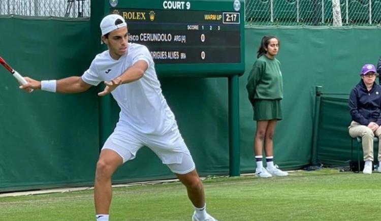 Imagen de WIMBLEDON: FRANCISCO CERÚNDOLO, LA PRIMERA ALEGRÍA ARGENTINA