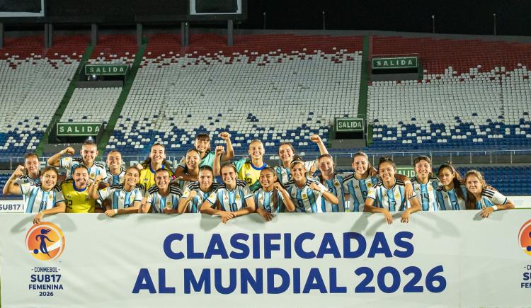 Imagen de Histórico: Argentina se clasificó por primera vez al Mundial Femenino Sub 17 y jugará la final del Sudamericano