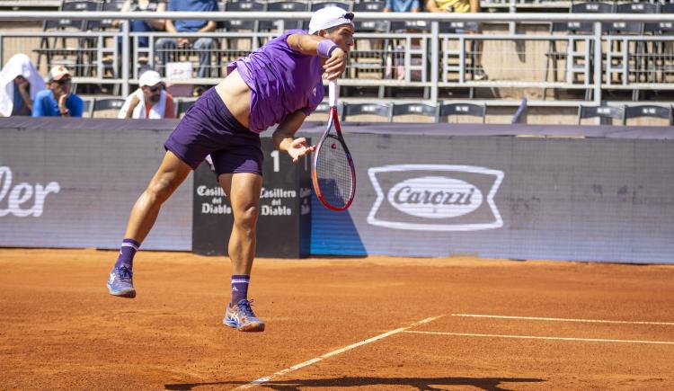 Imagen de Sebastián Báez no dejó dudas y se metió en la final del ATP 250 de Santiago