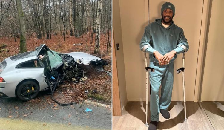 Imagen de Salvó su vida milagrosamente tras sufrir un accidente, estuvo internado 25 días y ya volvió a su casa: así está el goleador de West Ham