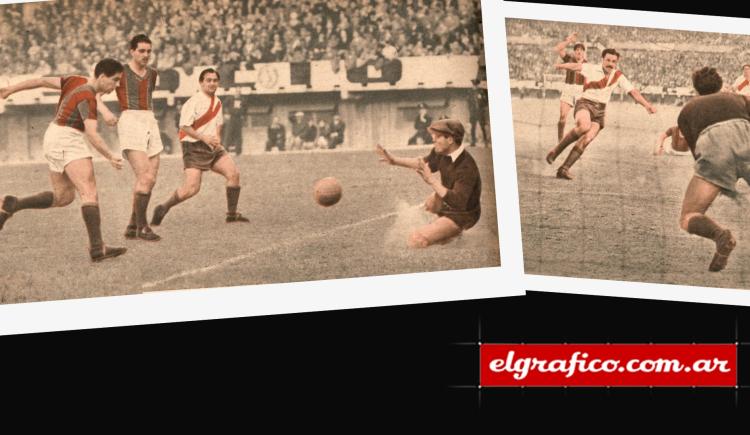 Imagen de 1946. River Plate y San Lorenzo parecieron otros