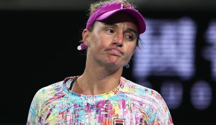 Imagen de Nadia Podoroska sufrió una dura eliminación en Australia