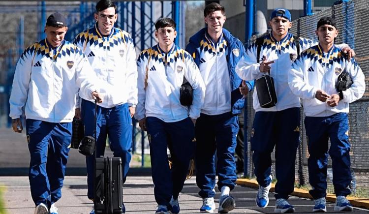 Imagen de La formación de Boca para enfrentar a Recoleta
