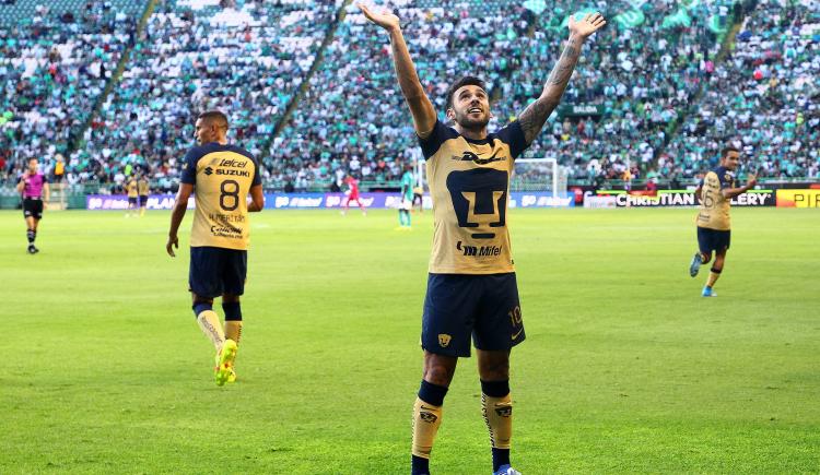 Imagen de Debut goleador para Salvio en Pumas de México