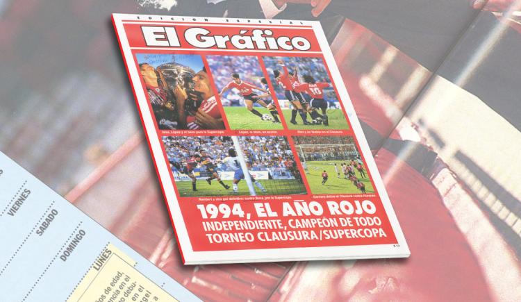 Imagen de Independiente campeón de la Supercopa 1994