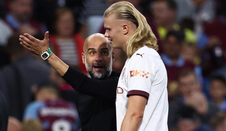 Imagen de El tremendo enojo de Pep Guardiola con Erling Haaland pese al doblete