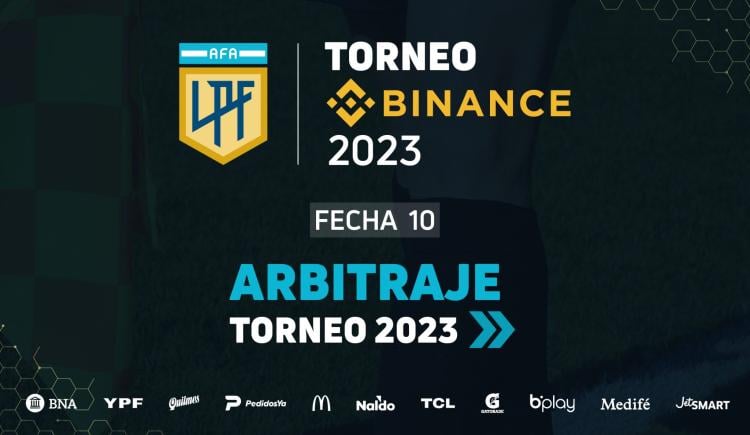 Imagen de Liga Profesional: árbitros de la fecha 10