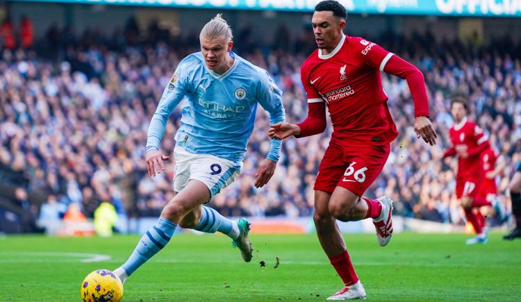 Imagen de Erling Haaland calentó la previa del choque del año en Inglaterra