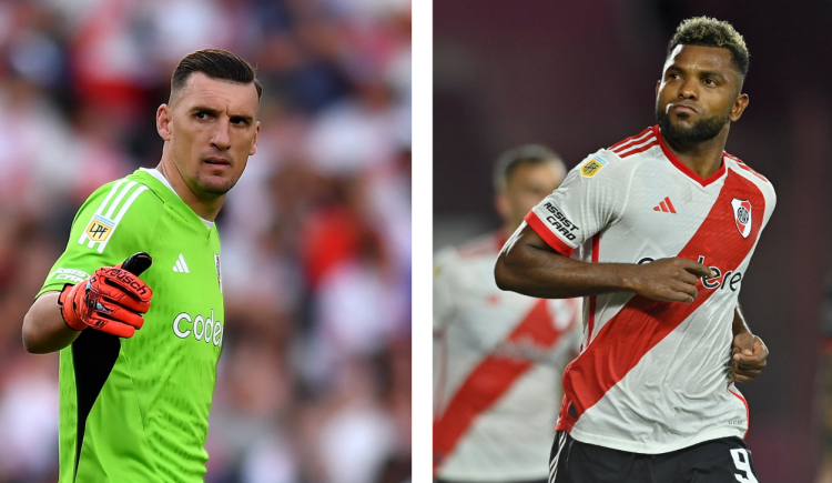 Imagen de Miguel Borja y Franco Armani, ¿con chances de ser titulares ante Lanús?