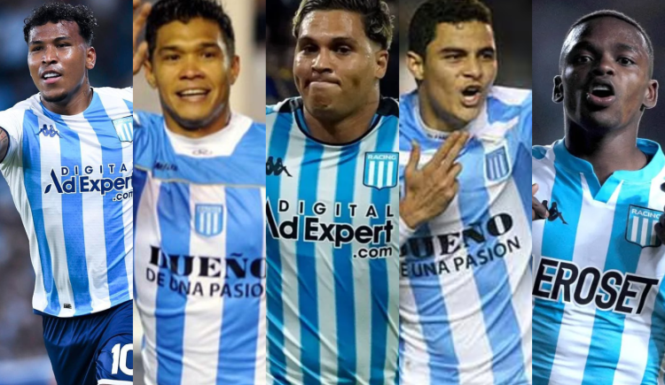Imagen de Cómo quedó Juan Fernando Quintero en la tabla de goleadores colombianos de Racing