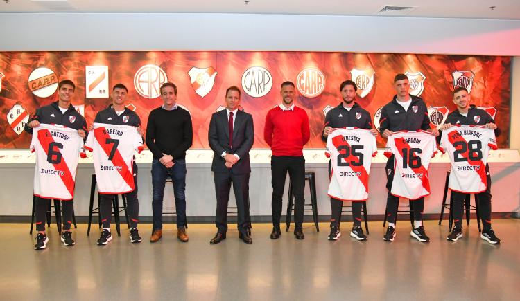 Imagen de La presentación oficial de los refuerzos de River