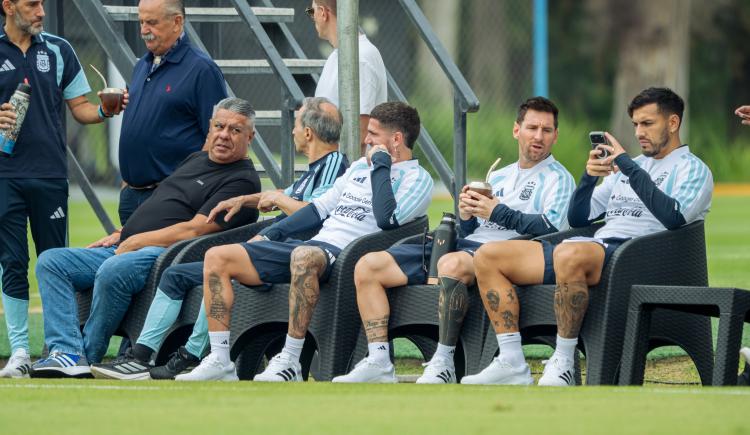 Imagen de Messi y la Selección Mayor fueron testigos directos de la dura goleada sufrida por la Sub 20