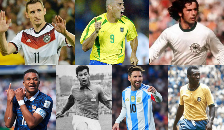 Imagen de Tabla de goleadores de la historia de la Copa del Mundo