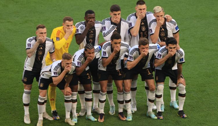 Imagen de La protesta de Alemania en su debut en el Mundial de Qatar