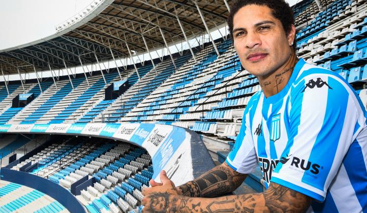 Imagen de Paolo Guerrero: "haber llegado a Racing para mí es un sueño"